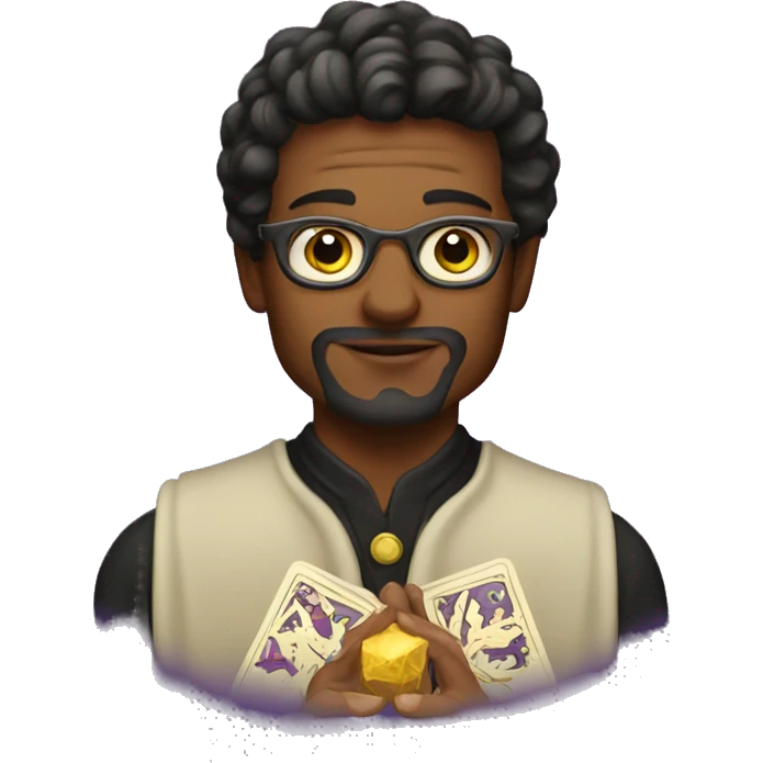 tarot male reader emoji