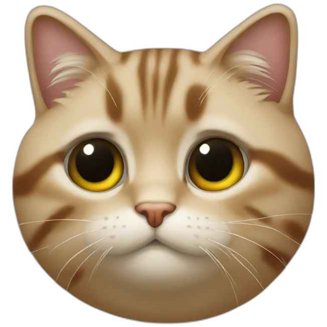 Chat mignon emoji