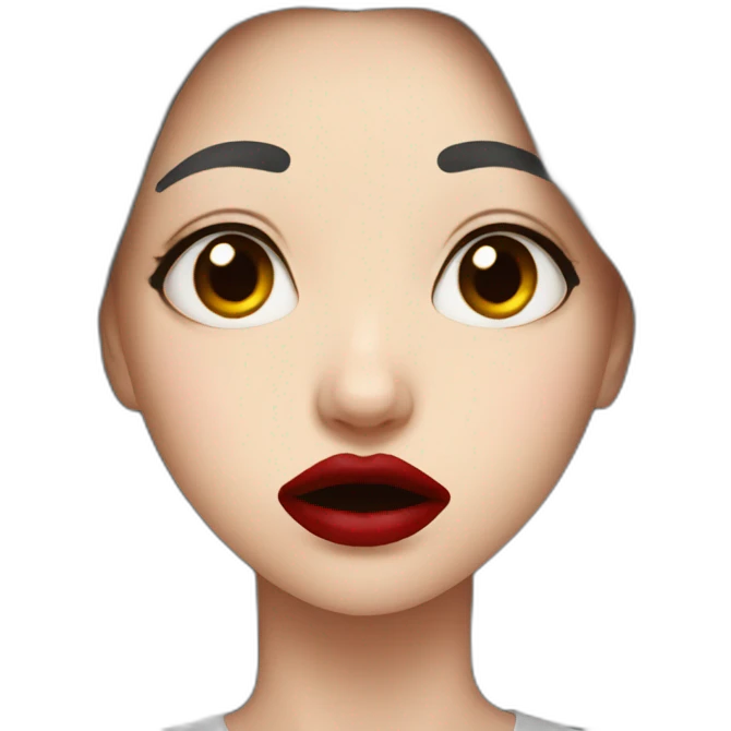 Nose bleed girl emoji