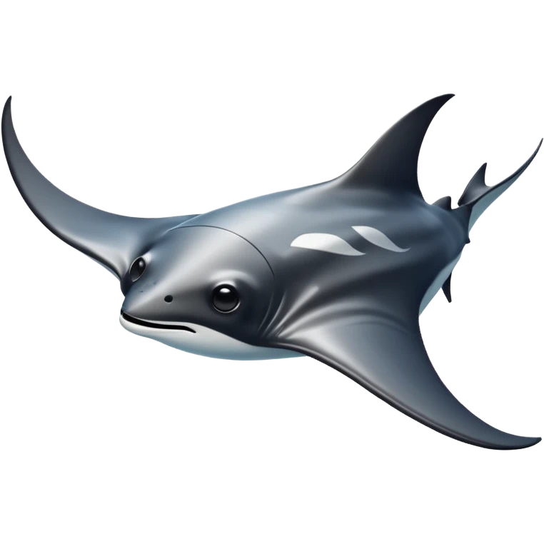 manta ray no background emoji