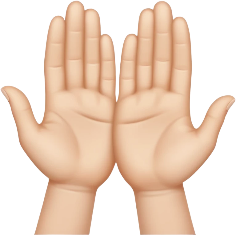 тишина в ладонях emoji