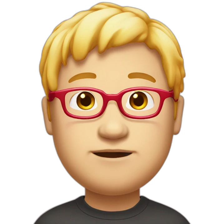 red-spectacles-fat-men-japanese-pinkhair emoji