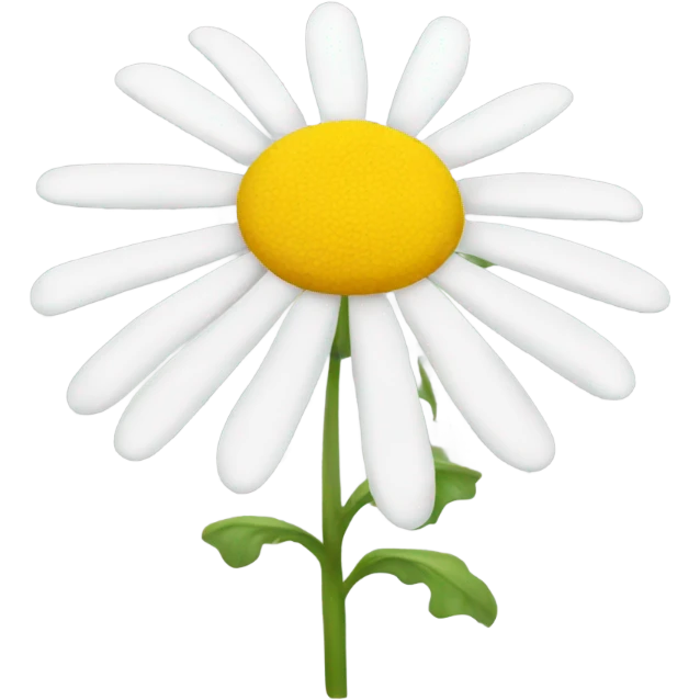 one chamomile flower emoji