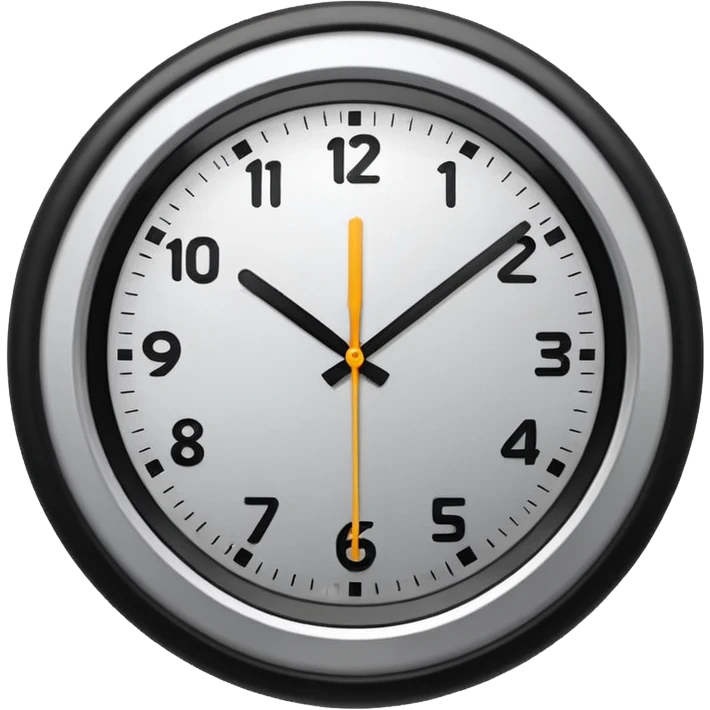mac os icon clock emoji