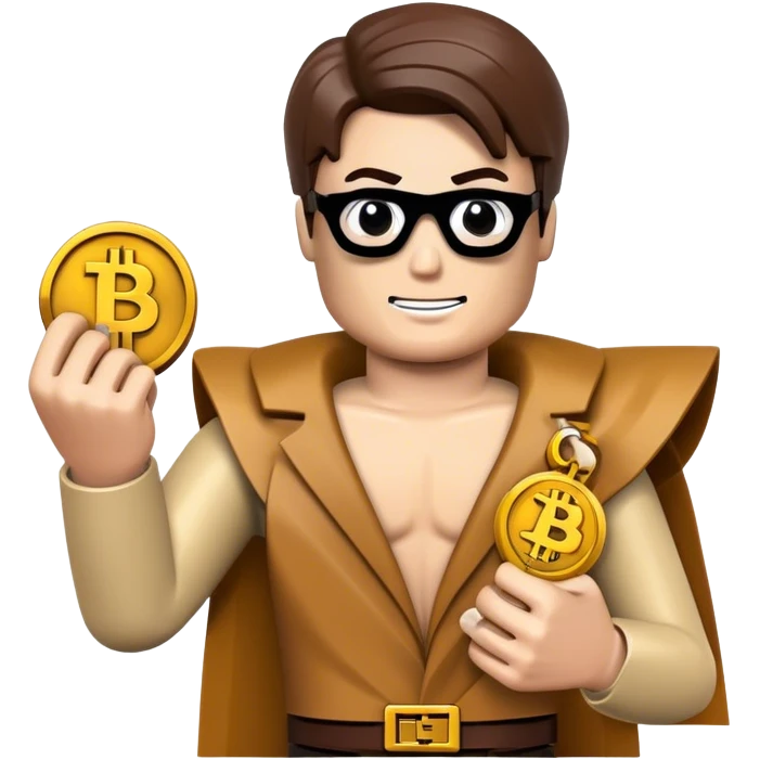 hackeur lego homme bitcoin emoji