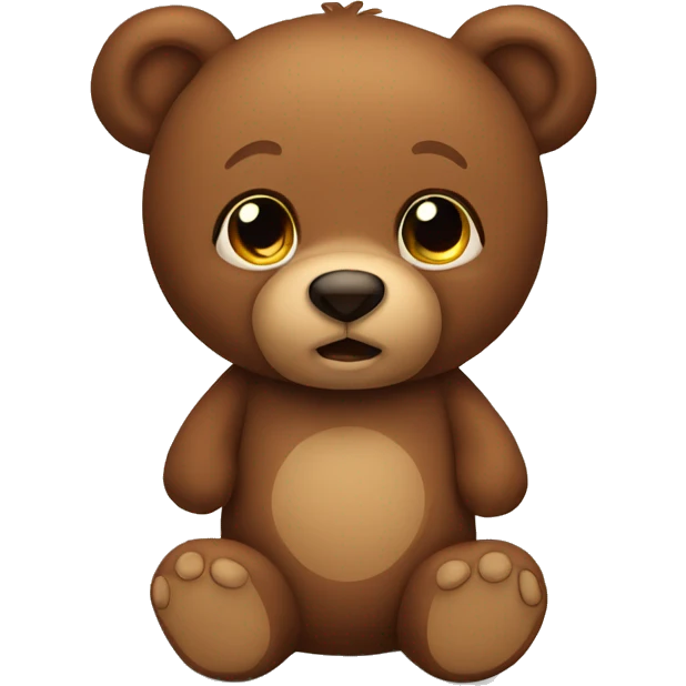 brown teddy bear  emoji