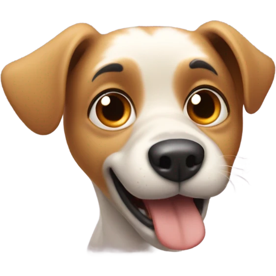 dog farting emoji