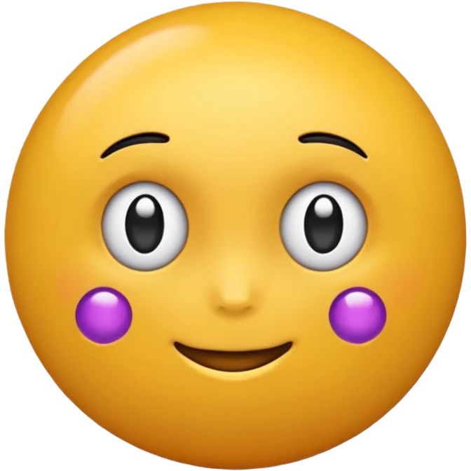 bola branco e roxa emoji