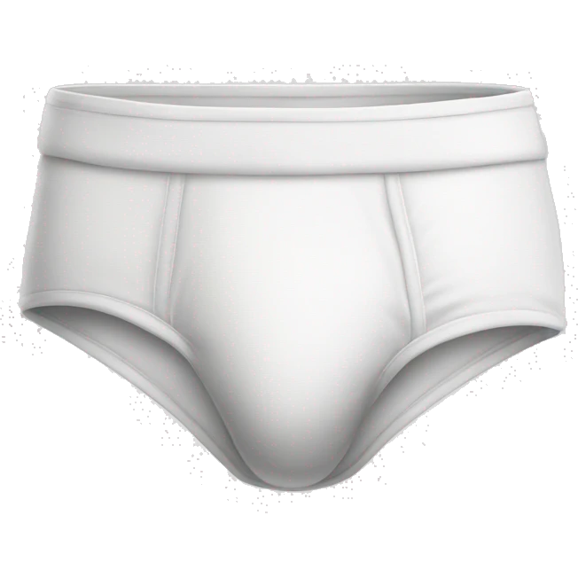 Men’s white briefs emoji