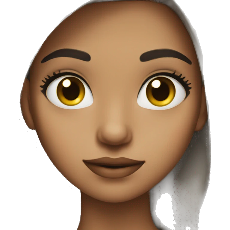 girl with long lashes emoji