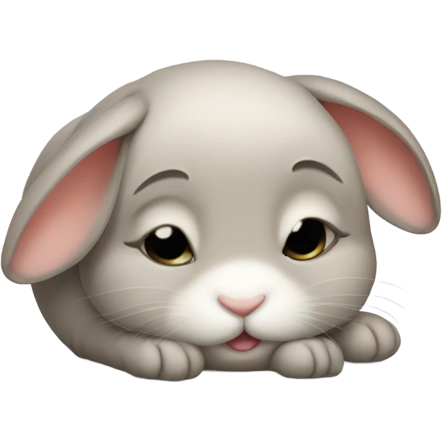 sleeping rabbit emoji