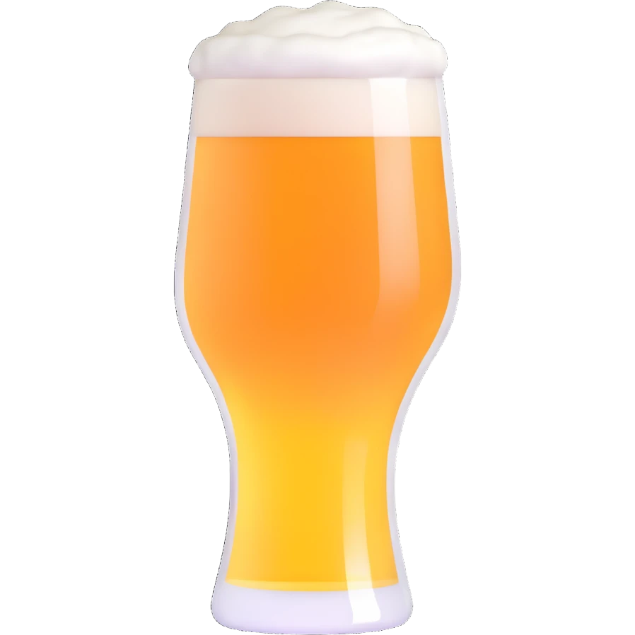 beer glass with foam emoji