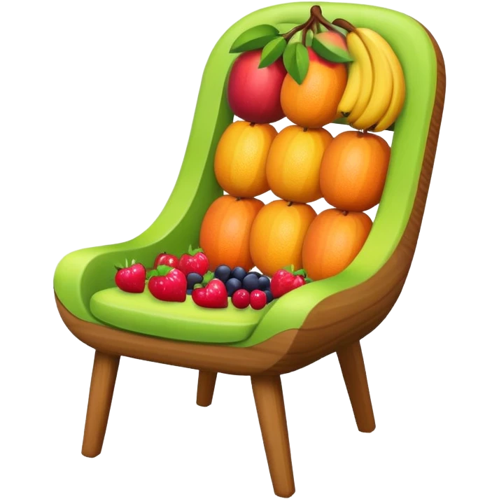 fruit chair emoji