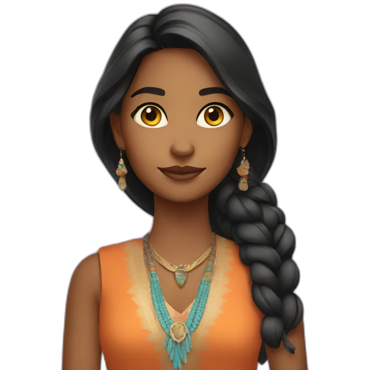 cool indian american girl emoji