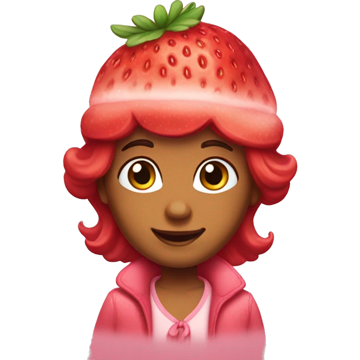 Strawberry shortcake emoji
