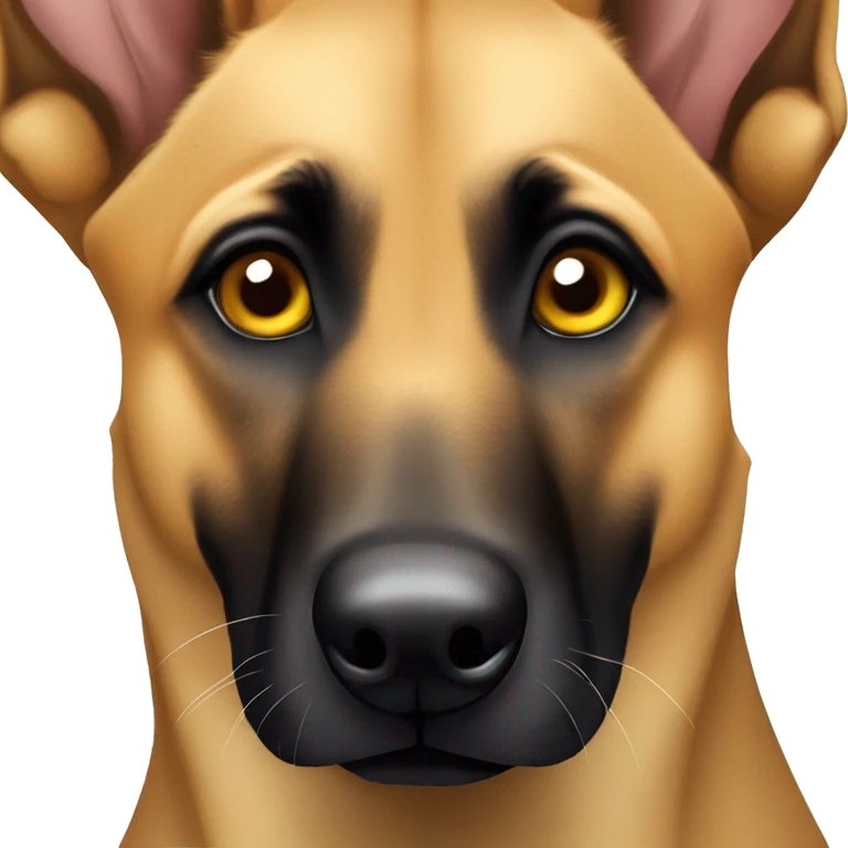 Belgian malinois eyes emoji