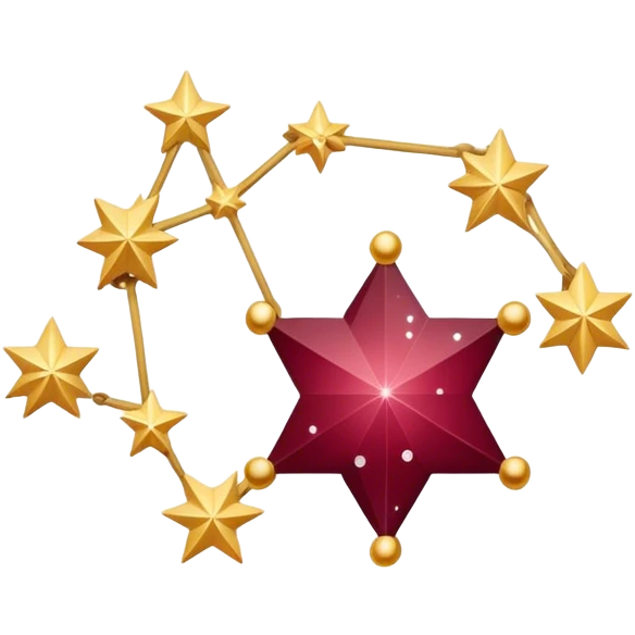  constellation Burgundy emoji