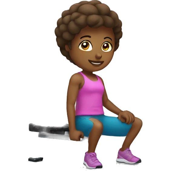 workout at gym emoji