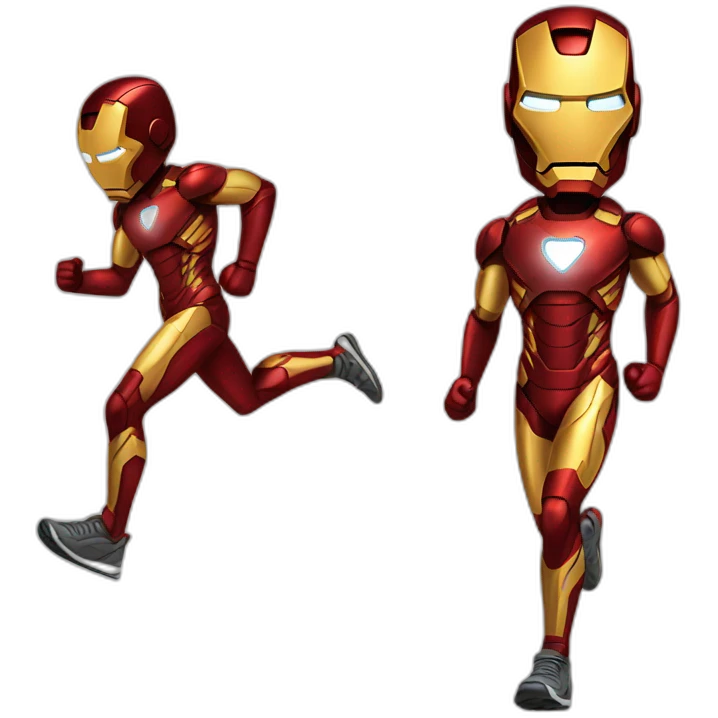 runner iron man emoji