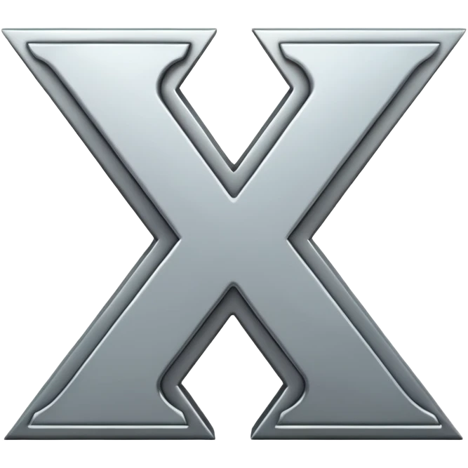 Letter X wins emoji