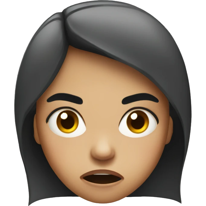 Angry girl emoji