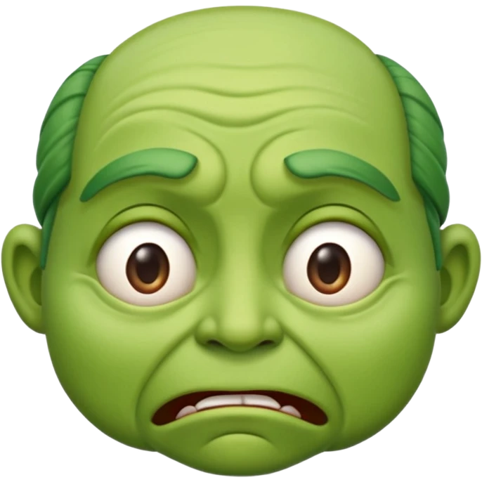 disgust facial expression stylized emoji emoji