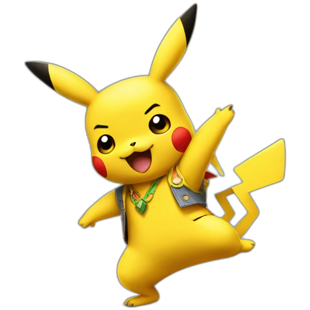 pikachu dancing salsa emoji