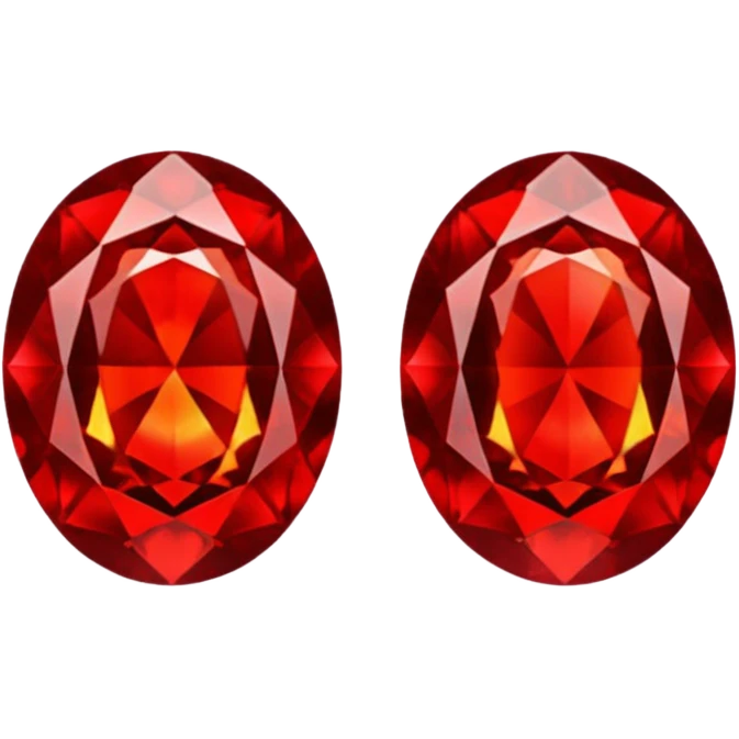 red magical stone emoji