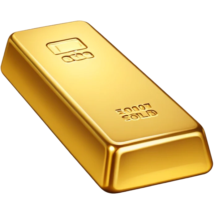 shiny gold bar emoji