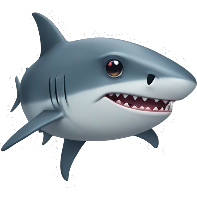 sad shark emoji