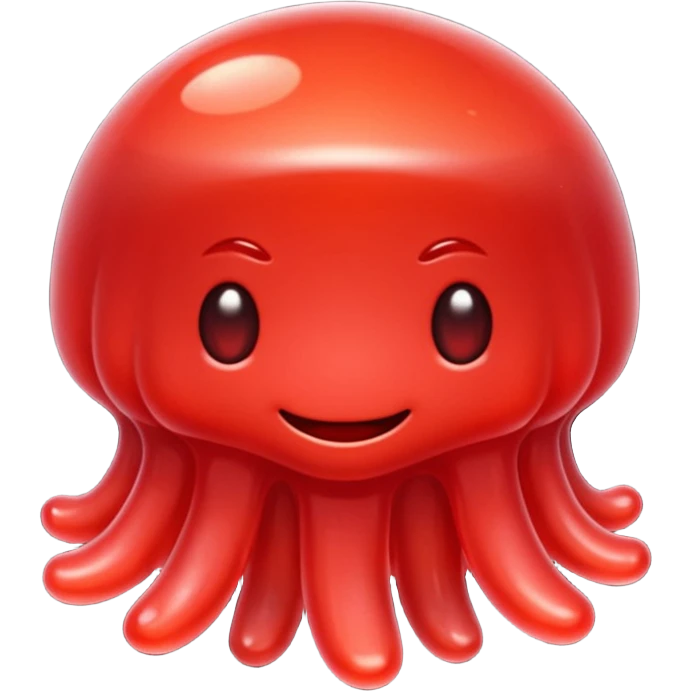 One red Jelly emoji