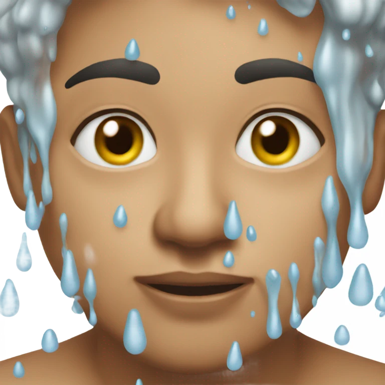 Wash your face emoji