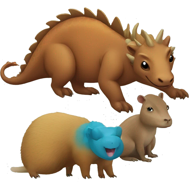 dragon with capybara emoji