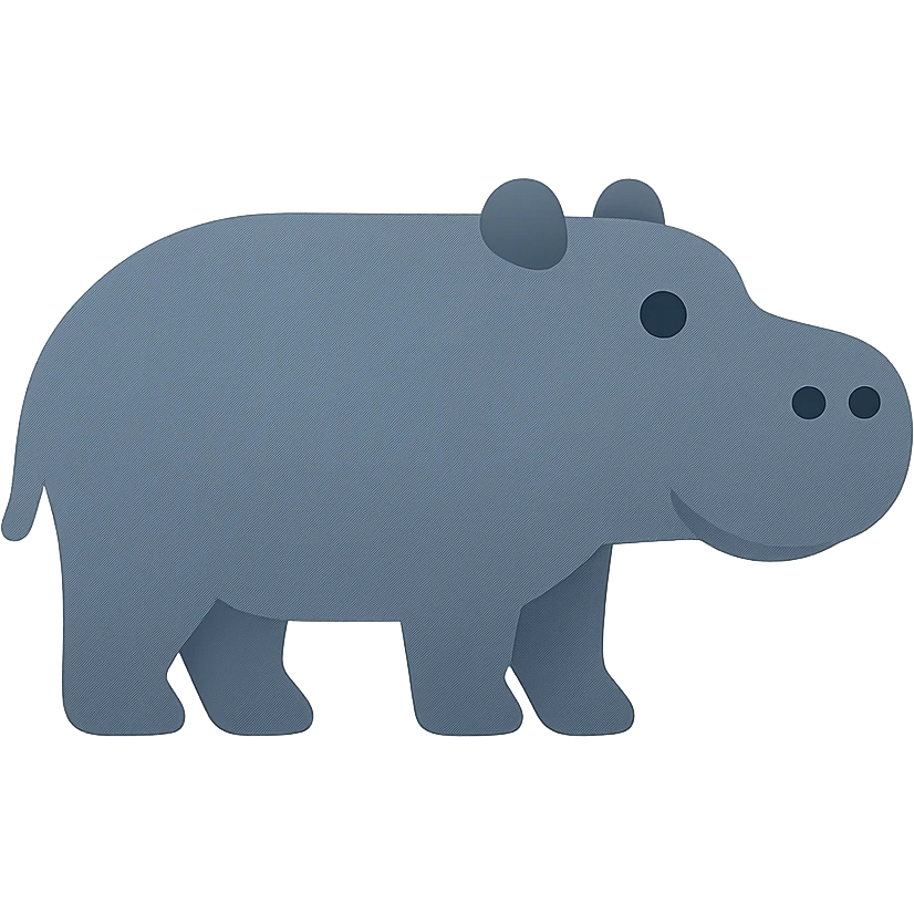 Hippopotamus emoji