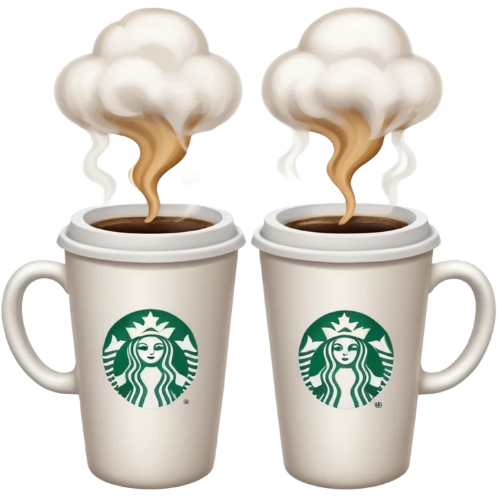 make a couple star bucks emojis emoji