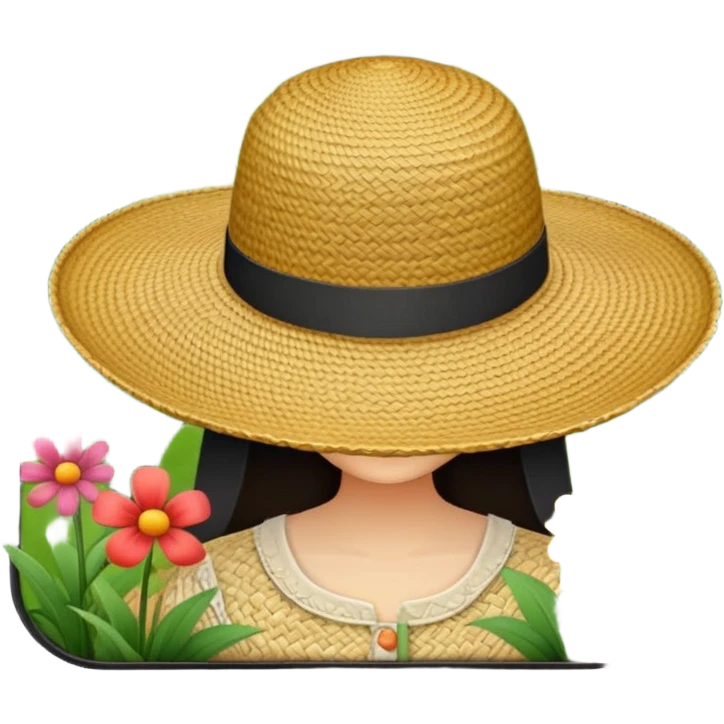 Шляпа в огороде emoji