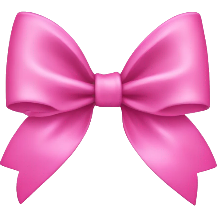 Pink bow emoji