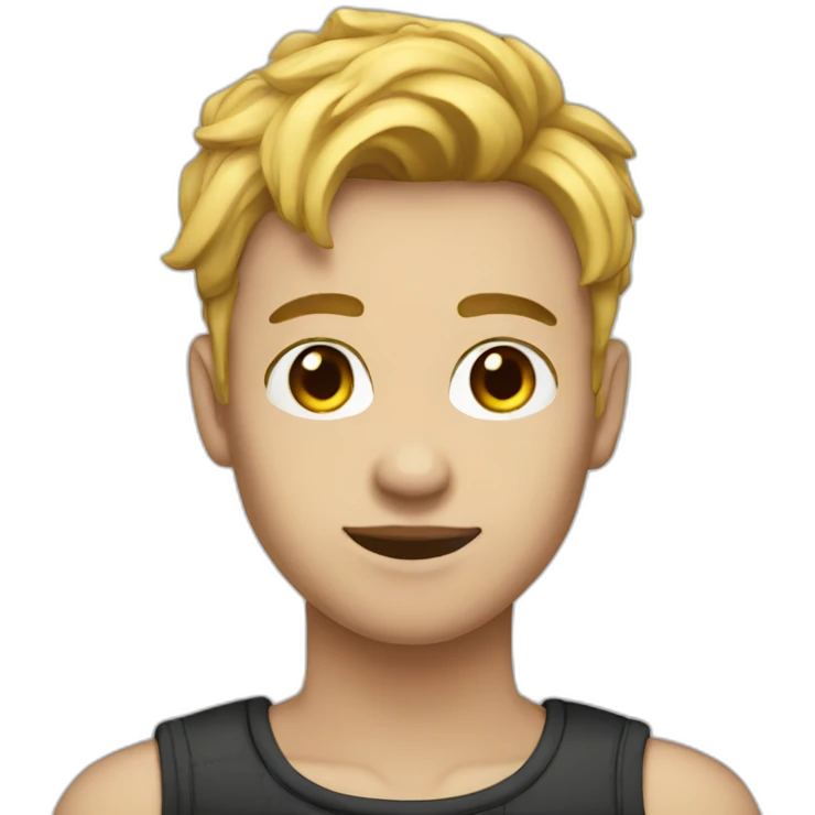 Profile picture for a non binary person emoji
