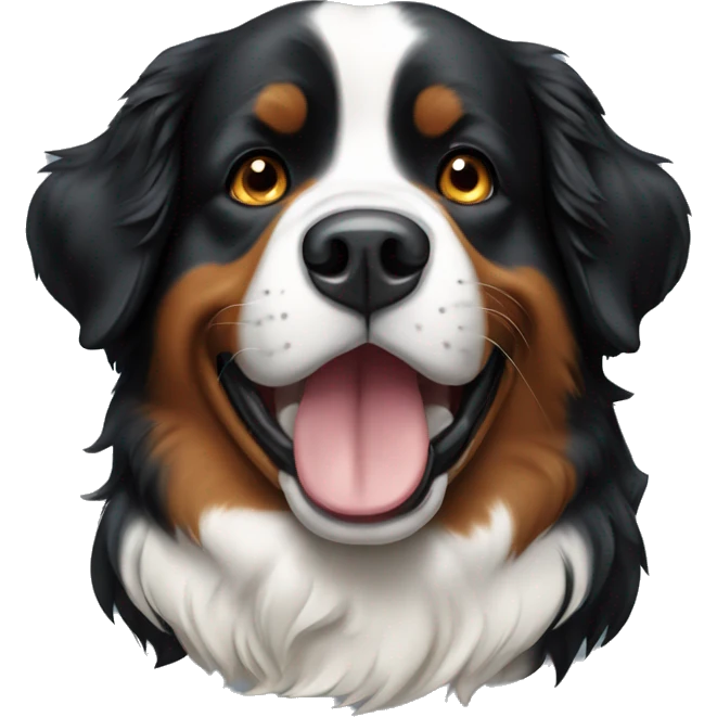 Bernese mountain dog emoji