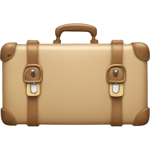 Beige suitcase emoji