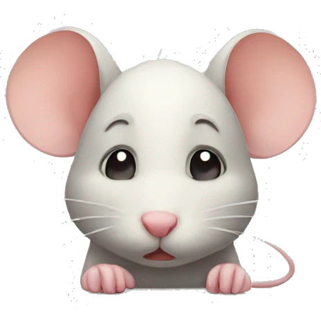 sad mice emoji