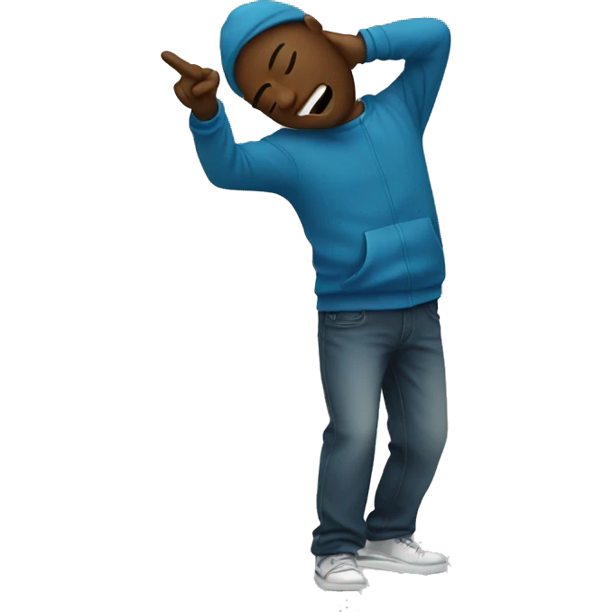 person dabbing emoji
