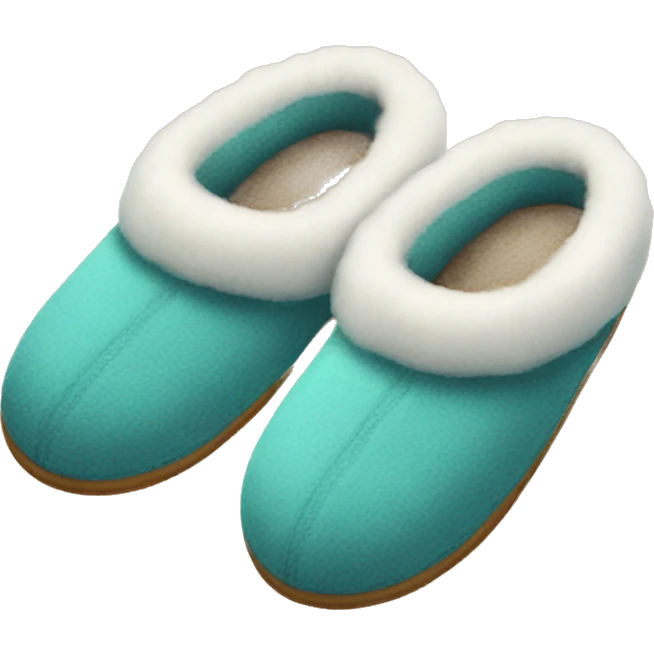 cozy slippers emoji