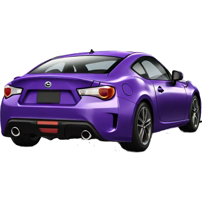 purple gt86 with a spoiler  emoji