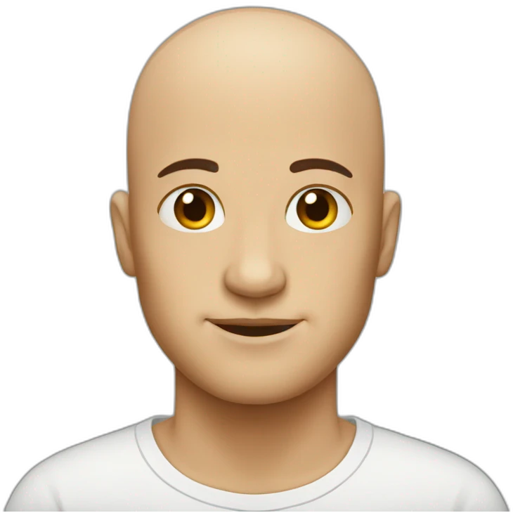 bald head emoji