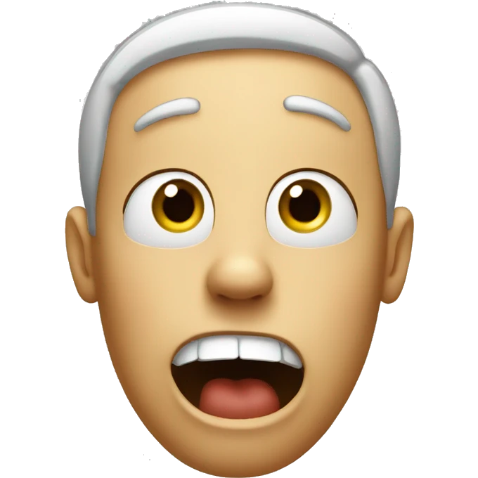 Shocked face emoji