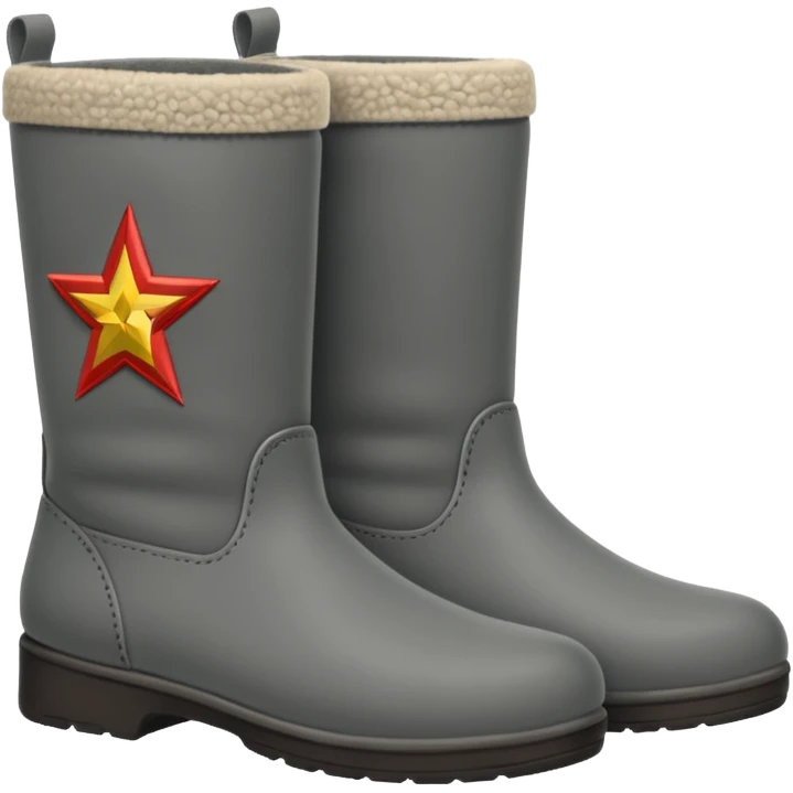 soviet valenki boots without heels on soft soles emoji