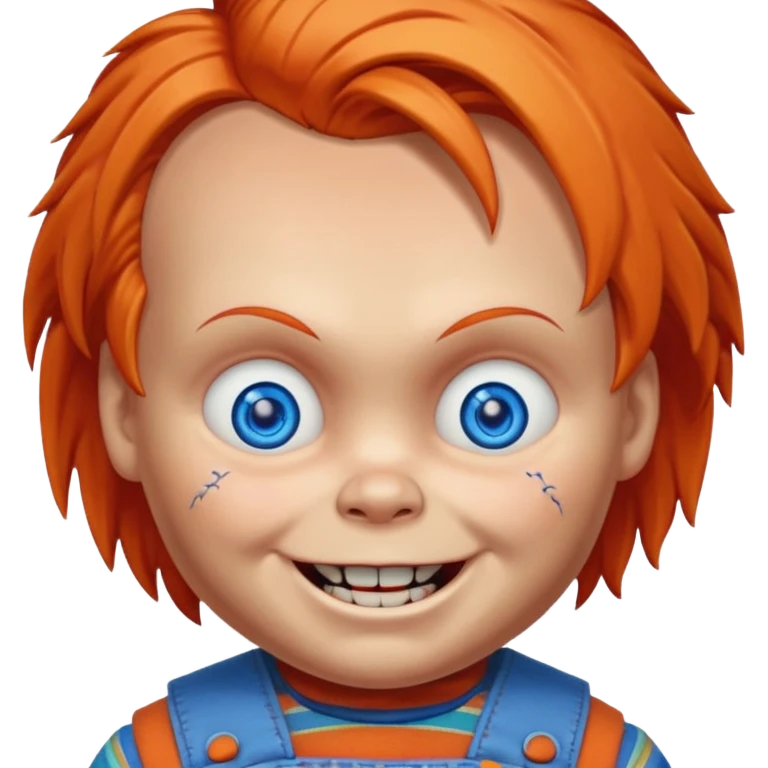 Un emojin de chuky emoji