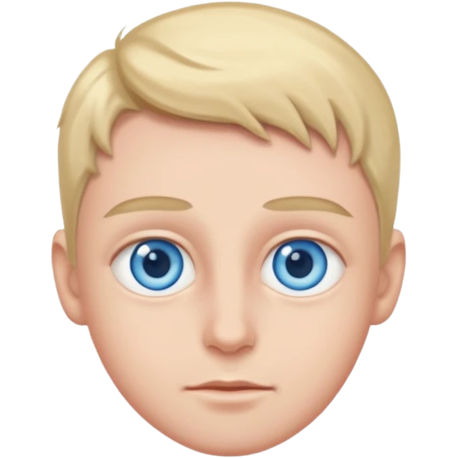 Big blue eyes emoji