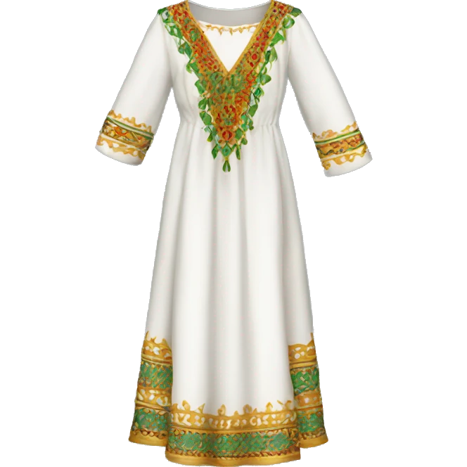 Algerian dress emoji